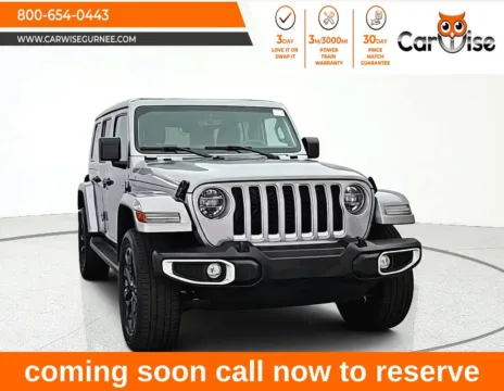 Silver 2021 Jeep Wrangler Unlimited Sahara 4xe for sale in Gurnee, IL