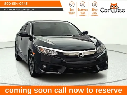 Black 2016 Honda Civic EX-T for sale in Gurnee, IL