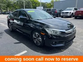 Black 2016 Honda Civic EX-T for sale in Gurnee, IL