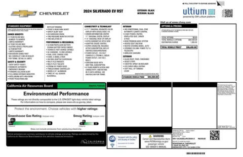 Another view of 2024 Chevrolet Silverado EV RST for sale in Gurnee, IL at CarWise Gurnee