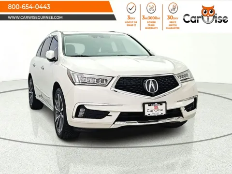 White 2019 Acura MDX 3.5L Advance Package for sale in Gurnee, IL