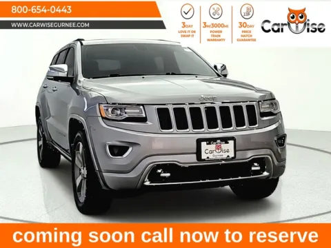 Silver 2015 Jeep Grand Cherokee Overland for sale in Gurnee, IL