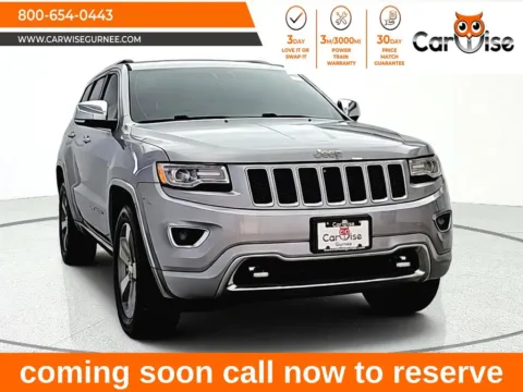 Silver 2015 Jeep Grand Cherokee Overland for sale in Gurnee, IL