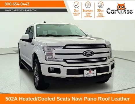 White 2020 Ford F-150 Lariat for sale in Gurnee, IL