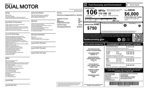 Another view of 2024 Polestar 2 Long Range Dual Motor for sale in Gurnee, IL at CarWise Gurnee