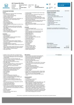Another view of 2017 Honda CR-V EX-L for sale in Gurnee, IL at CarWise Gurnee