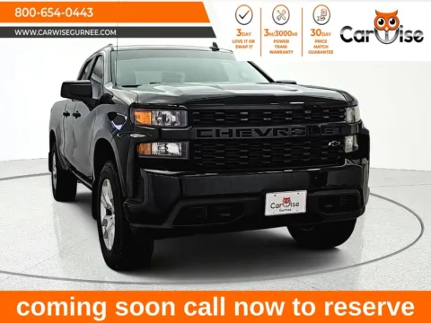 Black 2020 Chevrolet Silverado 1500 Custom for sale in Gurnee, IL