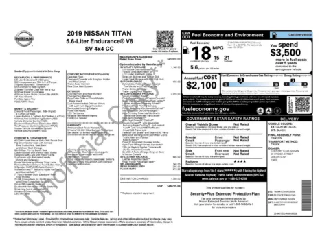 Another view of 2019 Nissan Titan SV for sale in Gurnee, IL at CarWise Gurnee