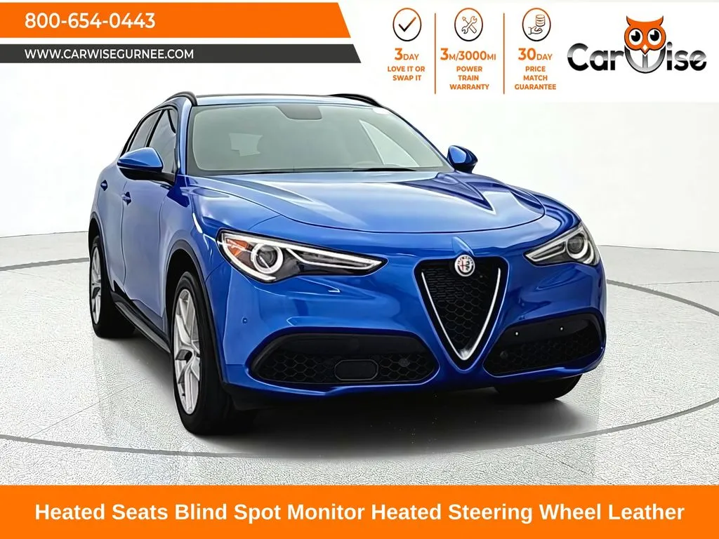 Blue 2019 Alfa Romeo Stelvio Ti Sport for sale in Gurnee, IL
