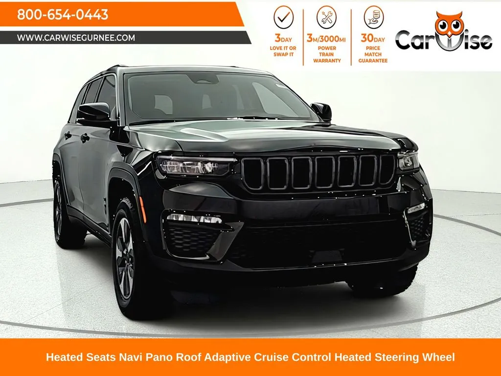 Black 2023 Jeep Grand Cherokee 4xe for sale in Gurnee, IL