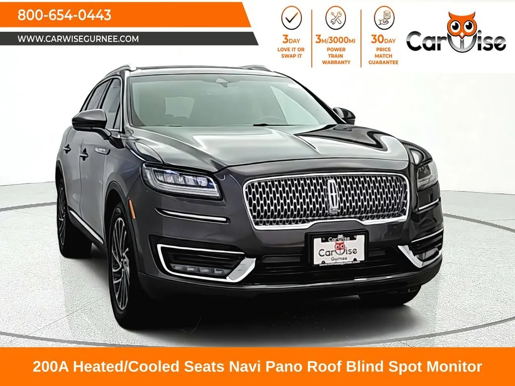 Gray 2020 Lincoln Nautilus Reserve for sale in Gurnee, IL