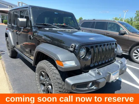 Black 2021 Jeep Wrangler Unlimited Willys for sale in Gurnee, IL