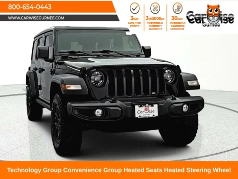 Black 2021 Jeep Wrangler Unlimited Willys for sale in Gurnee, IL