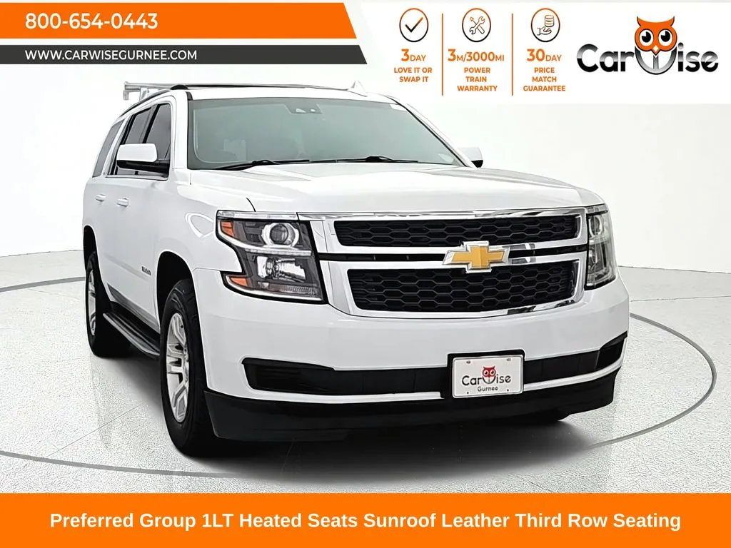 White 2019 Chevrolet Tahoe LT for sale in Gurnee, IL