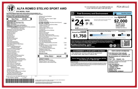 Another view of 2018 Alfa Romeo Stelvio for sale in Gurnee, IL at CarWise Gurnee