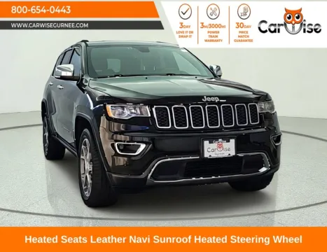 Black 2019 Jeep Grand Cherokee Limited for sale in Gurnee, IL