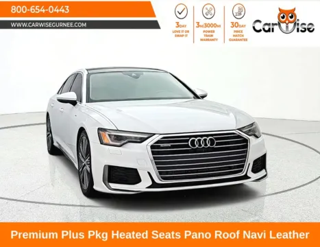 White 2019 Audi A6 3.0T Premium Plus for sale in Gurnee, IL