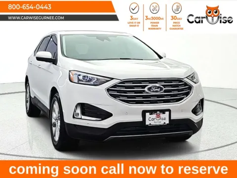 White 2021 Ford Edge Titanium for sale in Gurnee, IL