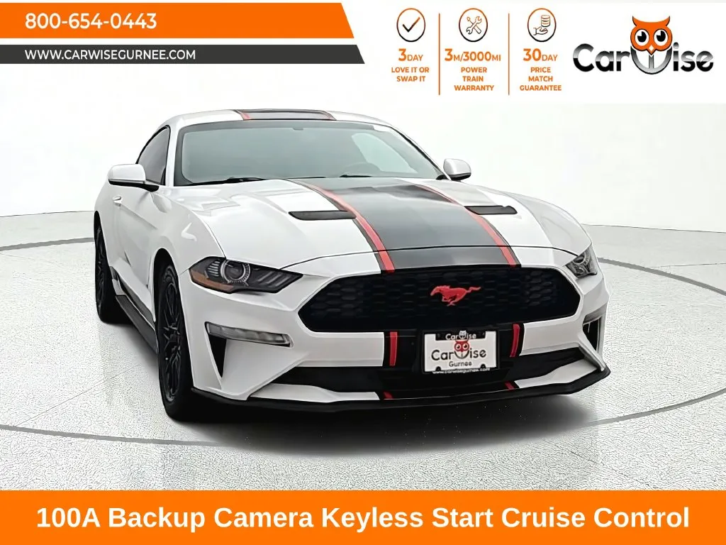 White 2020 Ford Mustang EcoBoost for sale in Gurnee, IL