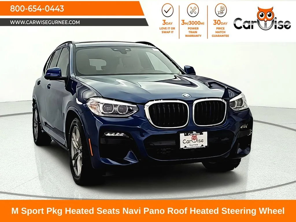 Blue 2021 BMW X3 xDrive30e for sale in Gurnee, IL