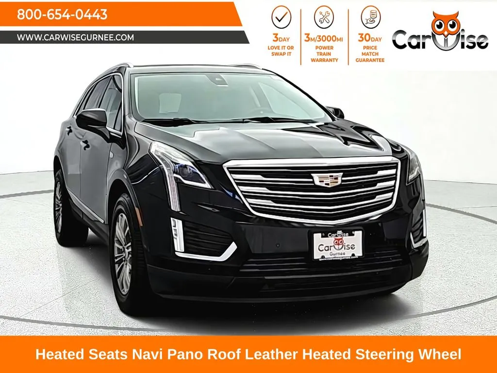 Black 2017 Cadillac XT5 Luxury for sale in Gurnee, IL