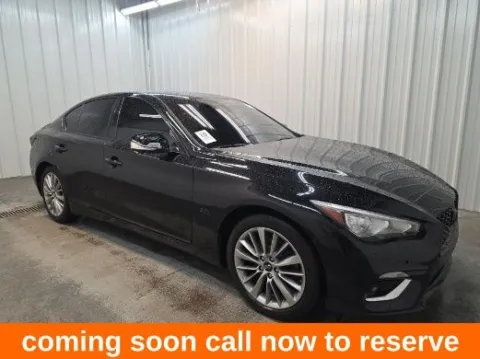 Black 2018 INFINITI Q50 3.0t LUXE for sale in Gurnee, IL