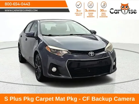Gray 2015 Toyota Corolla S Plus for sale in Gurnee, IL