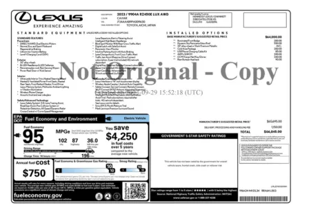 Another view of 2023 Lexus RZ 450e Luxury for sale in Gurnee, IL at CarWise Gurnee