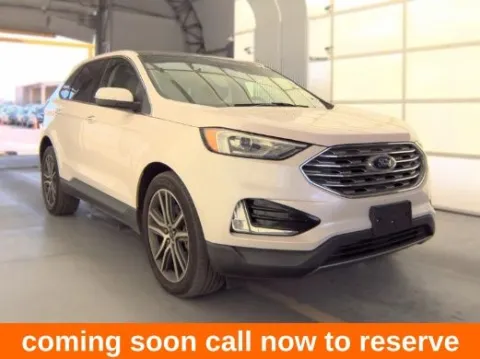 White 2019 Ford Edge Titanium for sale in Gurnee, IL