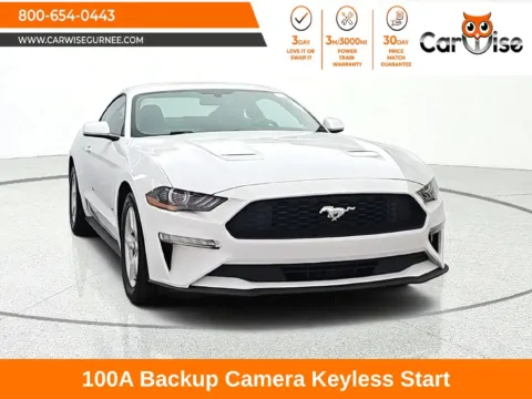 White 2018 Ford Mustang EcoBoost for sale in Gurnee, IL