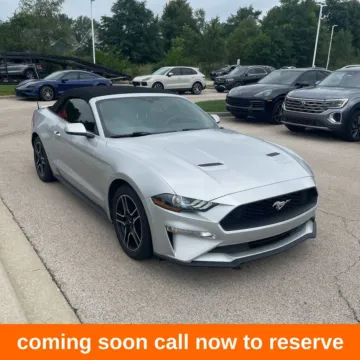Silver 2018 Ford Mustang EcoBoost Premium for sale in Gurnee, IL