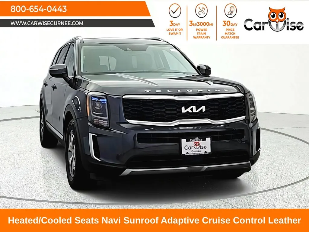 Gray 2022 Kia Telluride EX for sale in Gurnee, IL