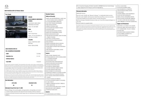 Another view of 2024 Mazda Mazda3 2.5 S Carbon Edition for sale in Gurnee, IL at CarWise Gurnee