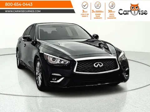 Black 2020 INFINITI Q50 3.0t LUXE for sale in Gurnee, IL