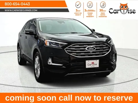 Black 2021 Ford Edge Titanium for sale in Gurnee, IL
