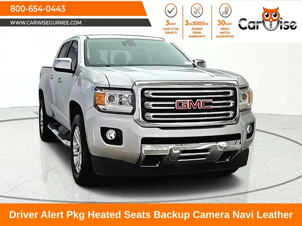 Silver 2016 GMC Canyon SLT for sale in Gurnee, IL