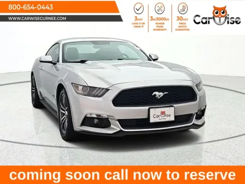 Silver 2015 Ford Mustang EcoBoost Premium for sale in Gurnee, IL
