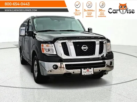 Black 2016 Nissan NV Passenger SL for sale in Gurnee, IL