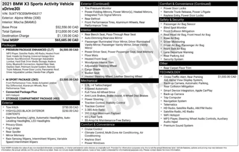 Another view of 2021 BMW X3 xDrive30i for sale in Gurnee, IL at CarWise Gurnee