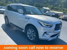 Silver 2019 INFINITI QX80 LUXE for sale in Gurnee, IL