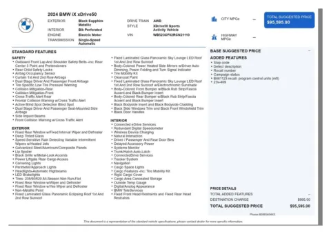 Another view of 2024 BMW iX xDrive50 for sale in Gurnee, IL at CarWise Gurnee