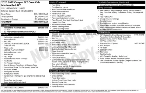 Another view of 2020 GMC Canyon SLT for sale in Gurnee, IL at CarWise Gurnee