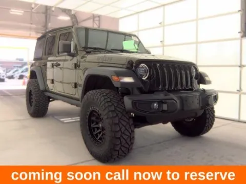 Green 2021 Jeep Wrangler Unlimited Willys for sale in Gurnee, IL