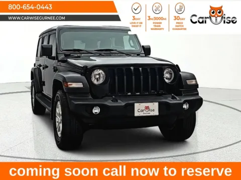 Black 2020 Jeep Wrangler Unlimited Sport S for sale in Gurnee, IL
