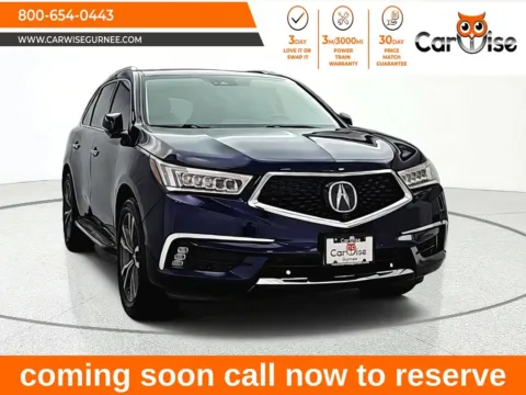 Blue 2019 Acura MDX 3.5L Advance Package for sale in Gurnee, IL