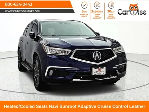 Blue 2019 Acura MDX 3.5L Advance Package for sale in Gurnee, IL