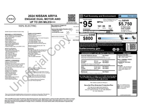 Another view of 2024 Nissan Ariya ENGAGE e-4ORCE for sale in Gurnee, IL at CarWise Gurnee
