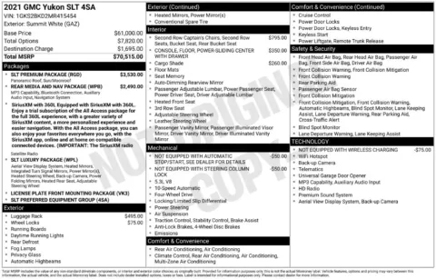 Another view of 2021 GMC Yukon SLT for sale in Gurnee, IL at CarWise Gurnee