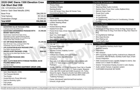 Another view of 2020 GMC Sierra 1500 Elevation for sale in Gurnee, IL at CarWise Gurnee