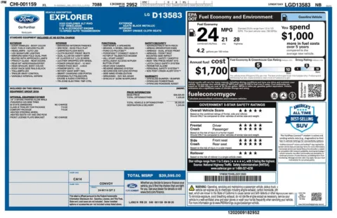 Another view of 2020 Ford Explorer XLT for sale in Gurnee, IL at CarWise Gurnee